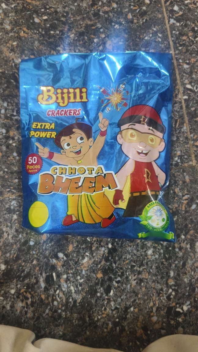 inba Crackers Red bijili 50 pcs gold pkt
